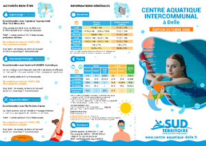Télécharger la  plaquette du Centre aquatique intercommunal