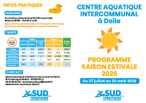 Télécharger le programme saison estivale 2026